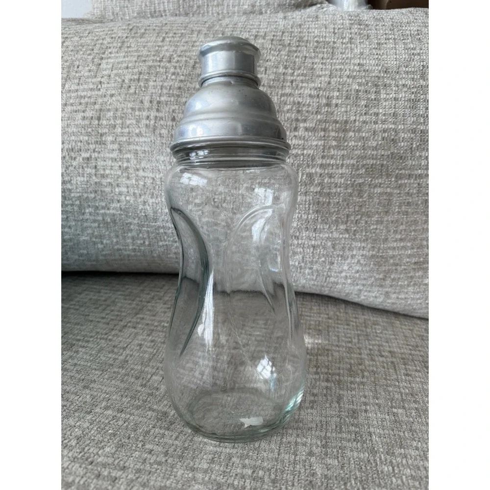 ART DECO ‎ GLASS COCKTAIL Margarita SHAKER 1930s Vintage Antique